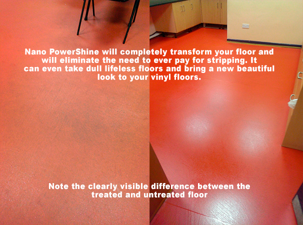 Nano Power Shine Never Again Wax And Strip Your Vct Floors